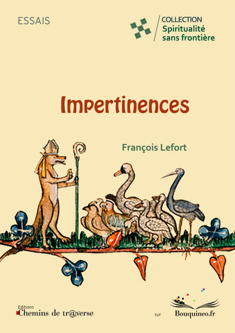 Couverture du recueil d'aphorismes "Impertinences" de François Lefort, éd. Chemins de tr@verse 2013